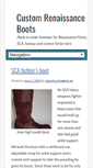 Mobile Screenshot of customrenaissanceboots.com